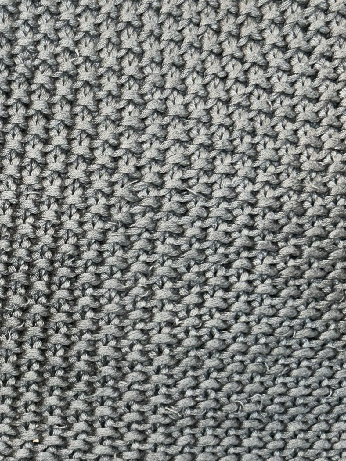 Textured Grey Handcrafted Sofa Throw – Soft & Elegant